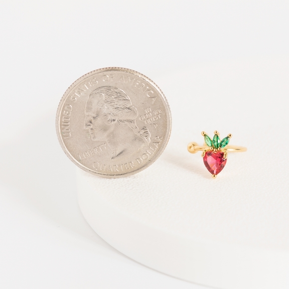 Strawberry Ear Cuff - Only 3 left! - Picture 7 of 8